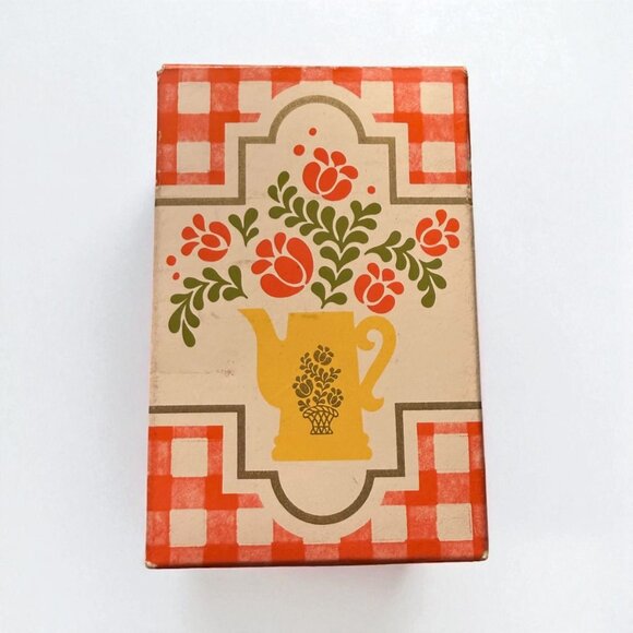 NIB Vintage Avon Koffee Klatch Lemon Velvet Bath Foam | Full Teapot Bottle & Box - Picture 3 of 9